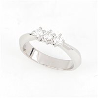 Anillo Zorzan Gioielli Mujer in Oro blanco Diamante 0.39 Ct ANPZ2525 - ANPZ2525
